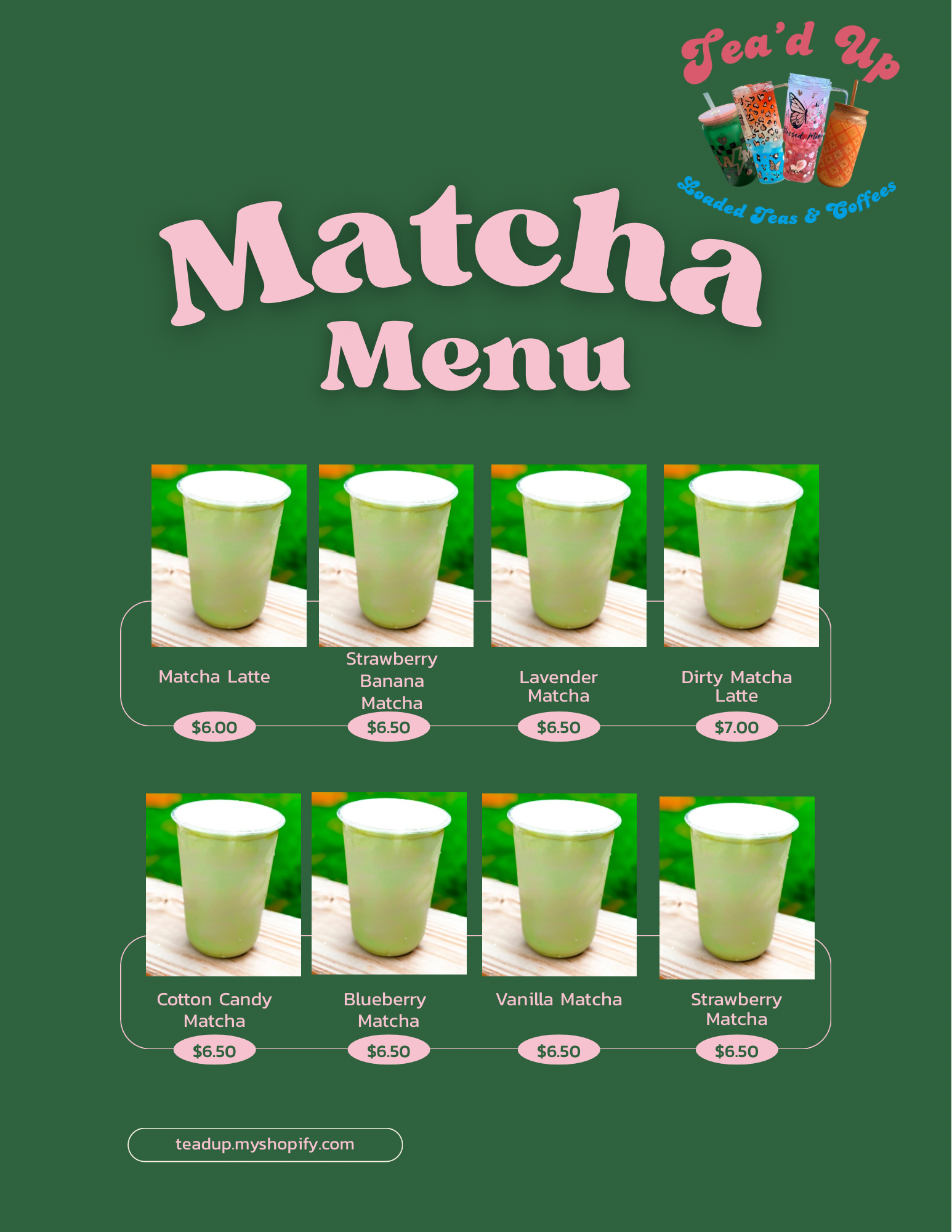 Strawberry Banana Matcha