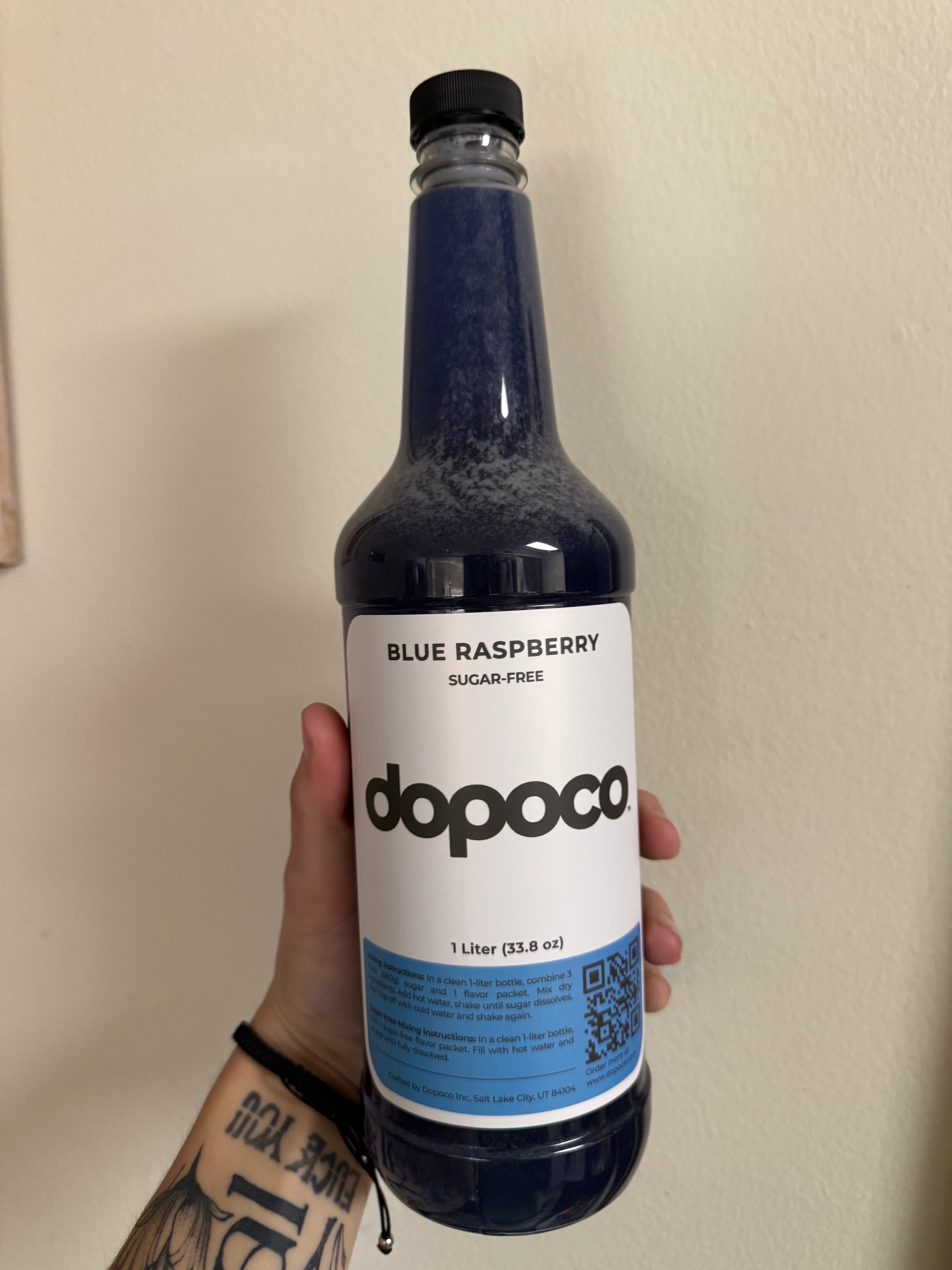Dye Free Blue Raspberry Syrup